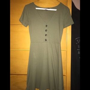 Olive Green Dress